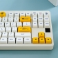 Honey Milk 104+48 MDA Profile Keycap Set Cherry MX PBT Dye-subbed for Mechanical Gaming Keyboard English / Japanese